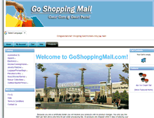 Tablet Screenshot of goshoppingmall.com